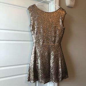 Gold sequin Tobi dress